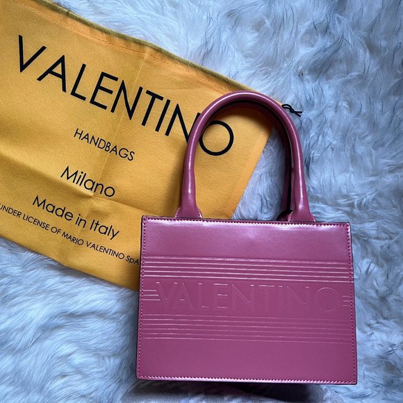 Pink Meline Leather Tote from VALENTINO BY MARIO VALENTINO - Picture 3 of 10